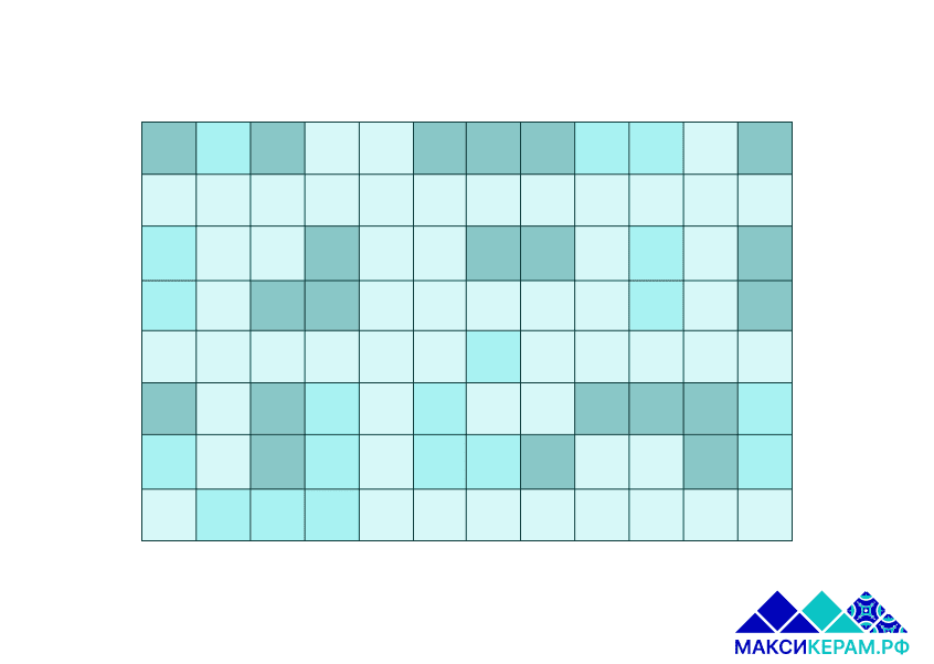 укладка фартука на кухне калейдоскоп